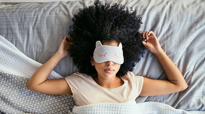 Woman resting to supports a healthy immune response