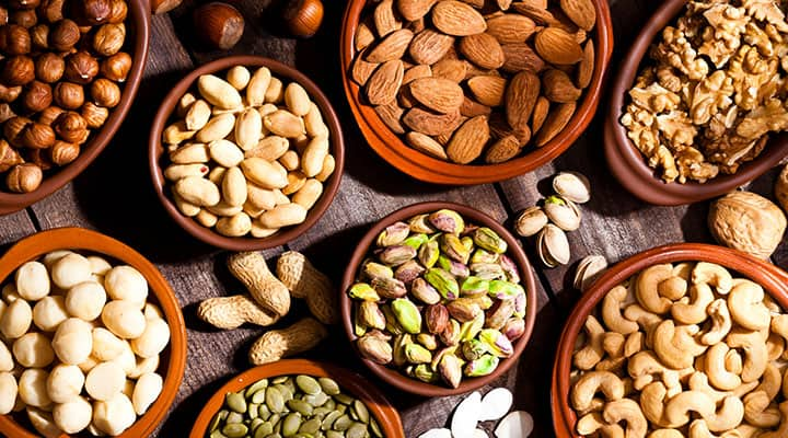 Nuts are good for collagen production