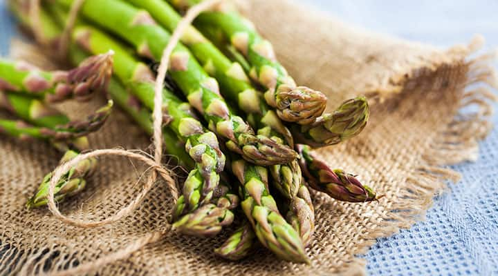 Asparagus contains proline which is good for collagen levels