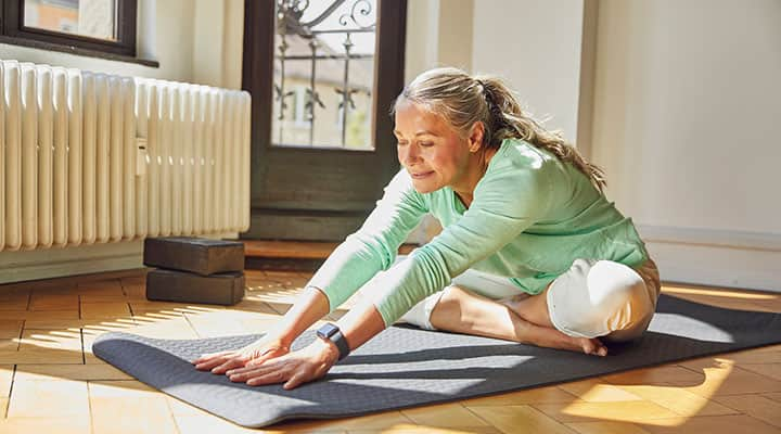 Yoga can support mental and physical health during menopause