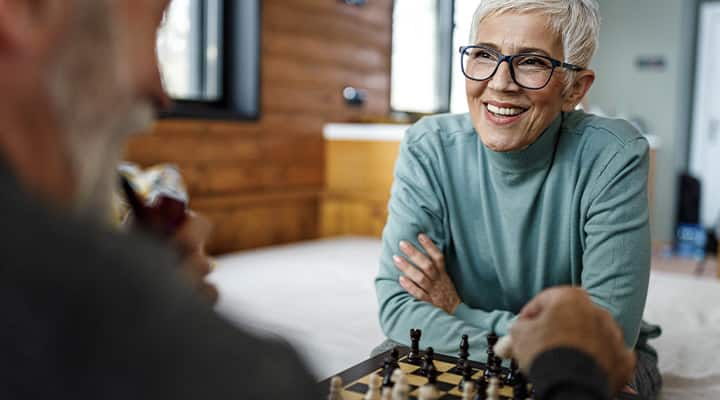 Chess players practice problem solving