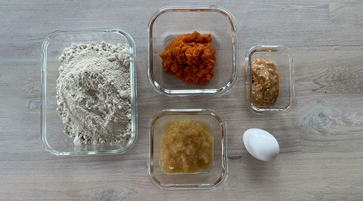 Pumpkin and peanut butter are the base of these cookies