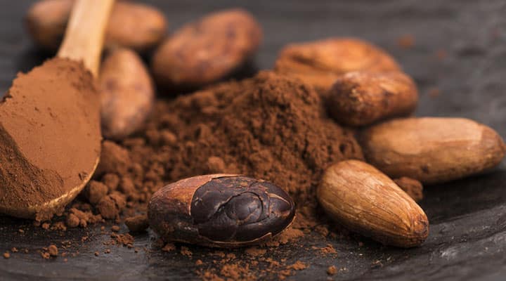 Cacao beans and powder which have many health benefits