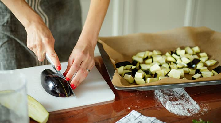 Good shine is key to picking a good eggplant