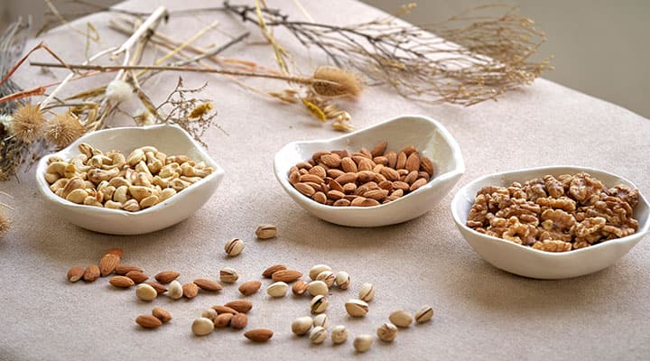 Nuts are nutritious, energy-supporting snacks