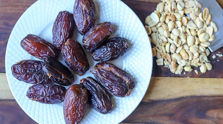 This stuffed date recipe starts with Medjool dates