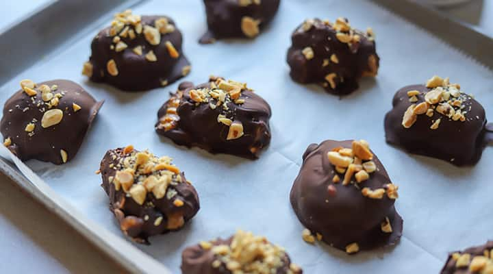 Don't skimp on the nut in this stuffed date recipe