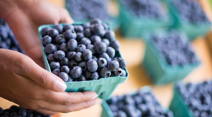 Berries add healthy sugar to this recipe