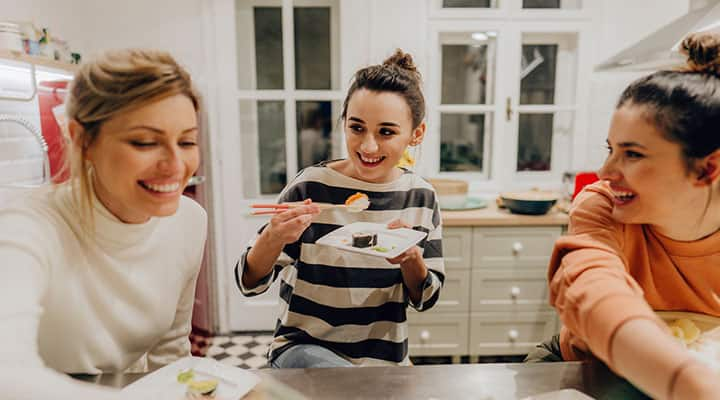 Sushi can be a good source of astaxanthin