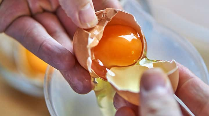 Egg yolks are rich in many nutrients