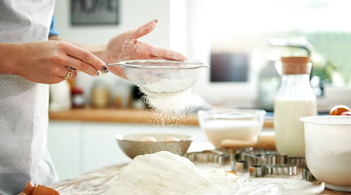 Coconut flour is more absorbent than wheat flour