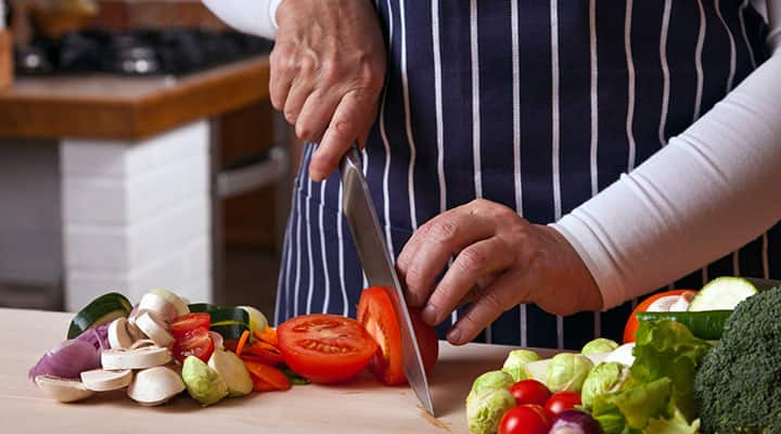 Healthy vegetables are part of the MIND diet