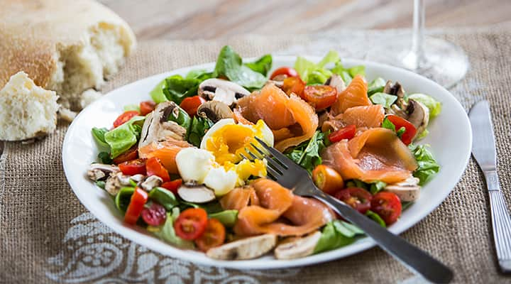 Eggs and salmon are good sources of choline