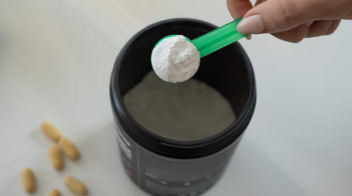 Creatine is absorbed by muscles the same whether taken in powder or capsule form