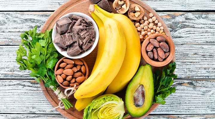 Magnesium in its many forms can be found in a healthy diet and supplements