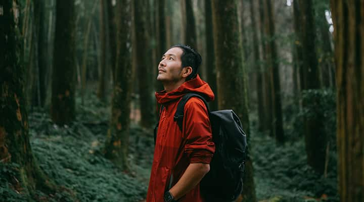 Spending time outside encourages a healthy mood and stress management