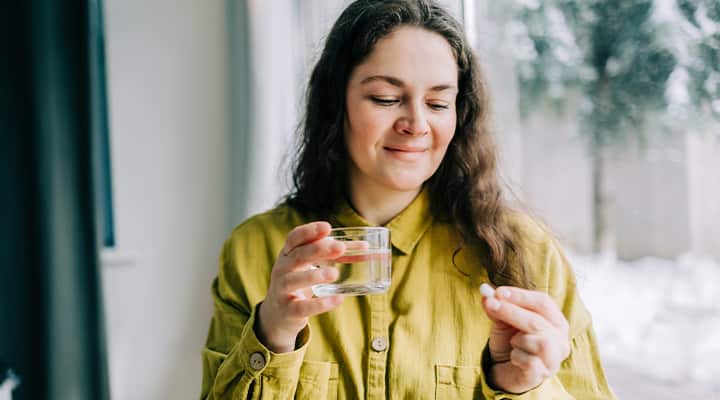 Taking a longevity supplement