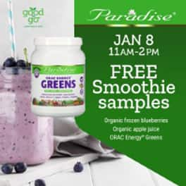 FREE Smoothie Samples - January 8, 11AM - 2PM