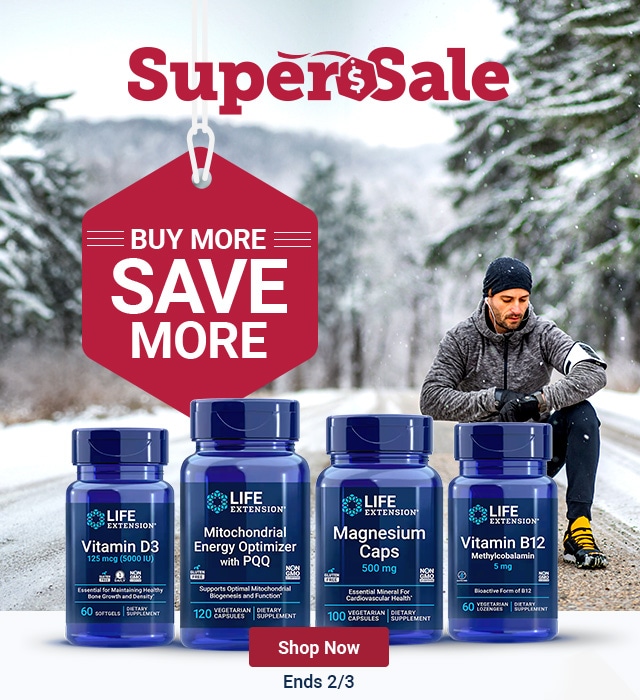 Super Sale. Every Life Extension supplement is on sale, even new products and best sellers. Shop Now. Ends 2/3