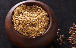 Flax fiber suppresses appetite and food intake 