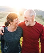 Older couple using supplementing with ashwagandha