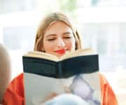 Woman reading with better immediate memory