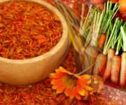 Saffron in a bowl with anti-inflammatory benefits