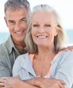 Older couple in comfort due to improved digestive health