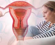 Woman experiencing symptoms of menopause