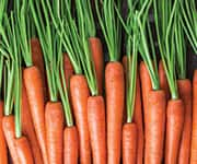 Whole carrots that contain carotenoid compounds like zeaxanthin