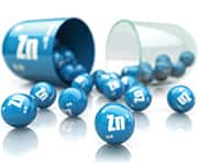 Zinc supplement capsule leaking several smaller ions