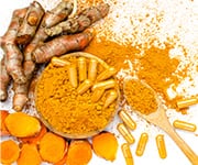 Whole and ground turmeric that provide curcuminoids and polyphenols